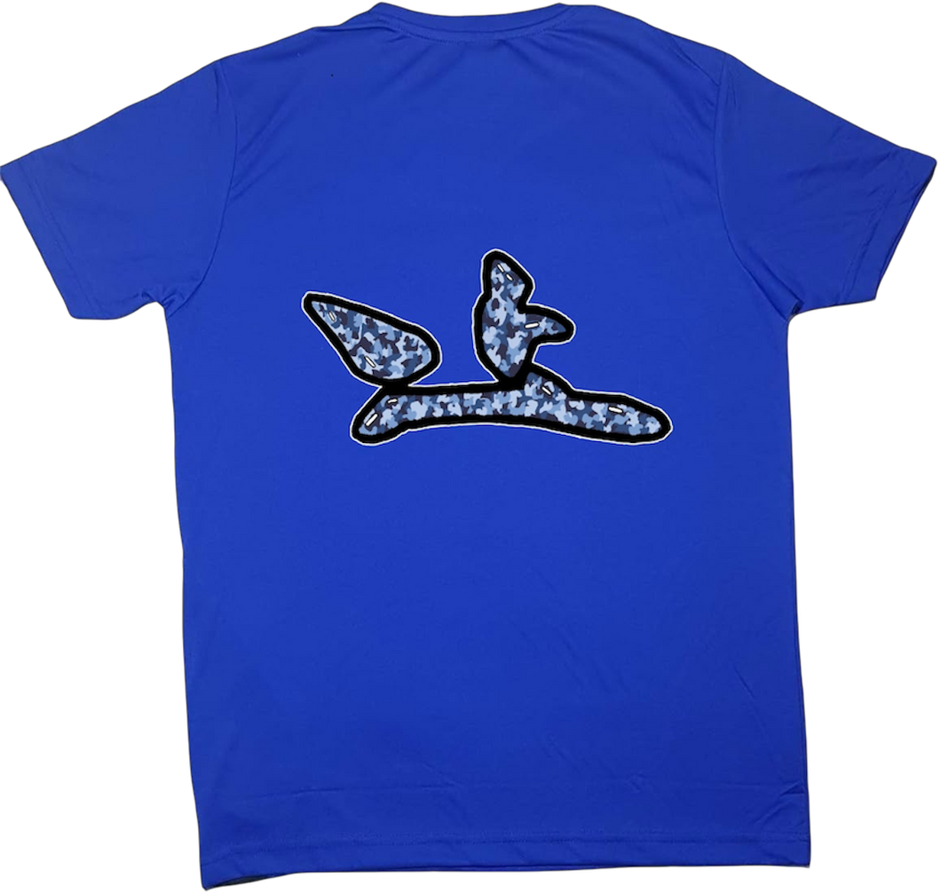 BLUE CAMO TEE